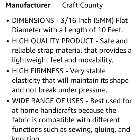 Elastic spandex band - Picture 3 of 4